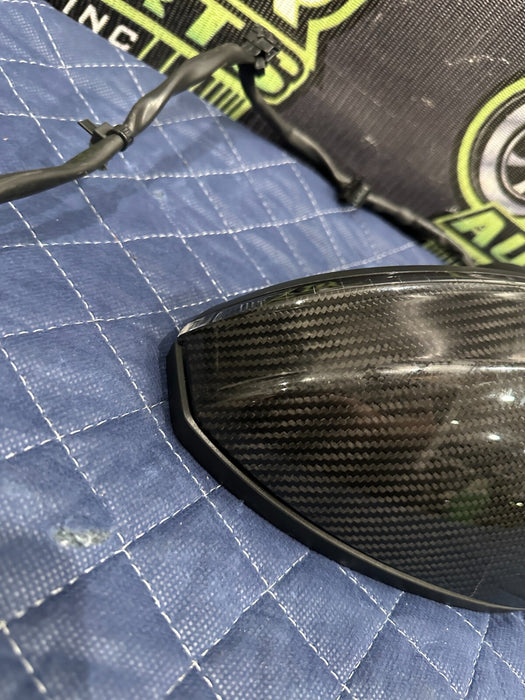 2017-18 AUDI R8 PLUS FRONT LEFT DRIVER DOOR MIRROR ~CARBON FIBER~