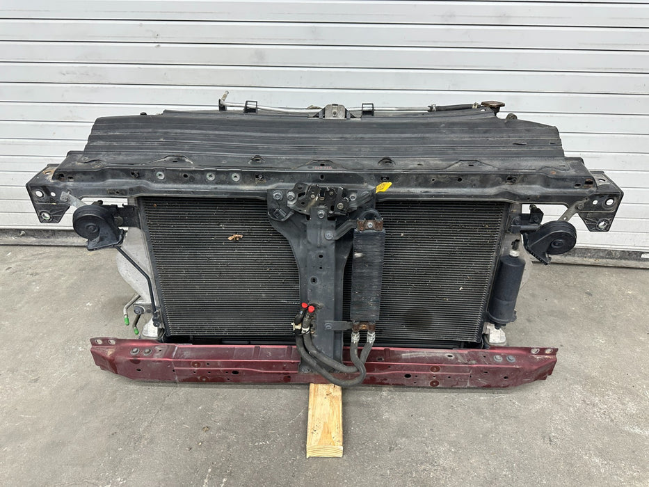2016 NISSAN TITAN XD DIESEL COOLING RADIATOR SUPPORT ASSEMBLY COMPLETE OEM