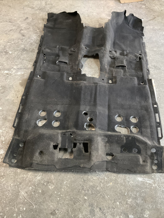 2016 NISSAN TITAN XD CREW CAB FLOOR CARPET BLACK OEM