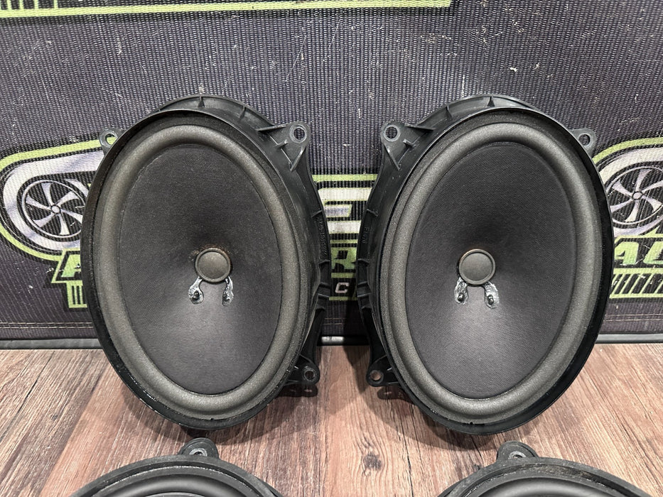 2017 NISSAN TITAN XD RESERVE ROCKFORD FRONT REAR DOOR SPEAKER SET OEM