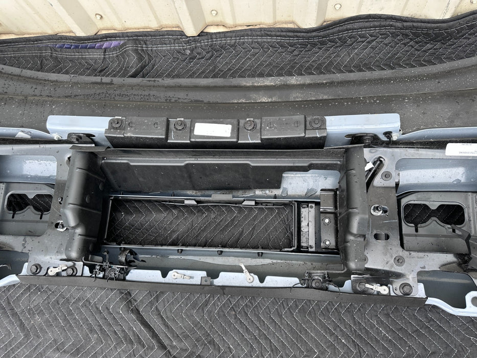 2023  2024 2025 FORD F450 FRONT BUMPER ASSEMBLY GLACIER GRAY~SCRATCHES~