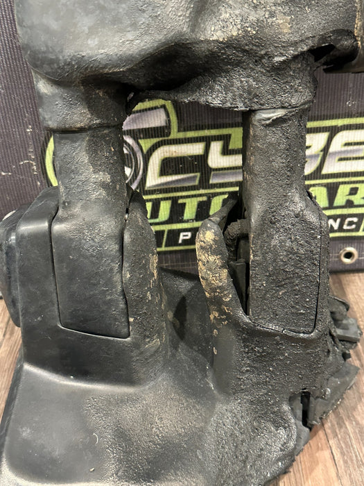 2017-2022 FORD F250 F350 F450 PASSENGER RIGHT TOW MIRROR BLISS OEM ~FIRE DAMAGE~