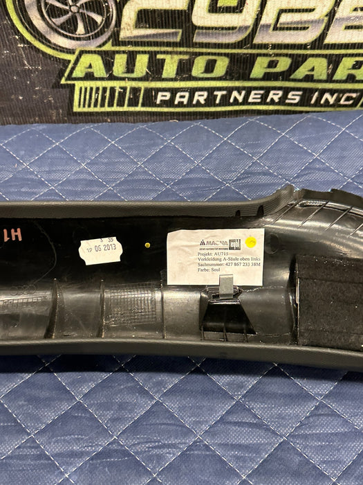 2014 AUDI R8 SPYDER LEFT DRIVER A PILLAR OEM 427 867 233 A