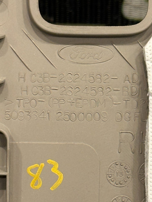 2017 2019 FORD F250 F350 LIMITED LEFT RIGHT UPPER B PILLAR TRIMS OEM ~SCRATCHES~