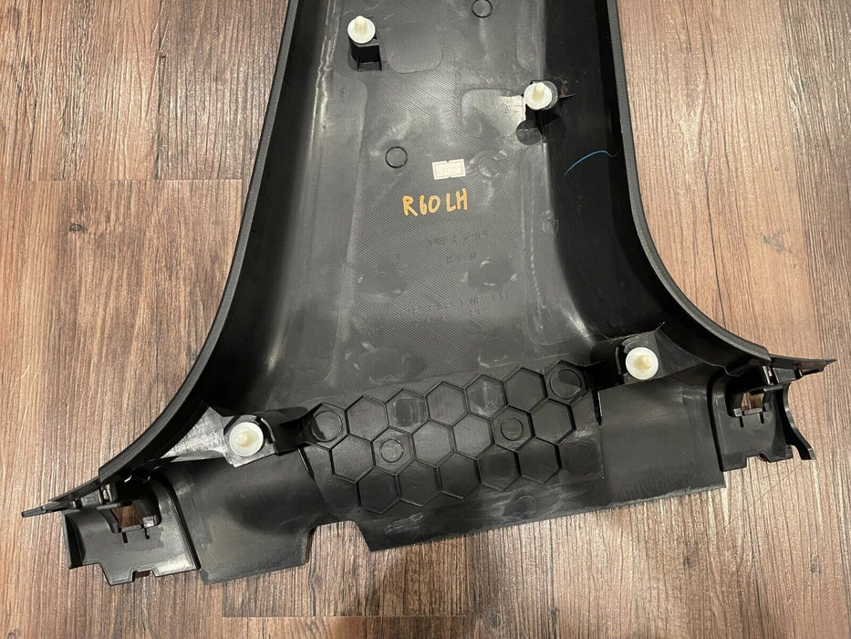 2017 INFINITI Q50 RED SPORT FRONT DRIVER LEFT LOWER B PILLAR TRIM BLACK OEM