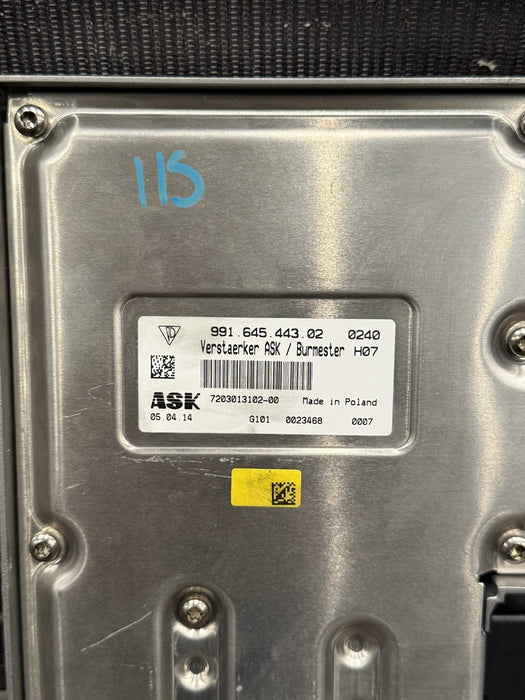 2014 PORSCHE 911 TURBO S 991 BURMESTER RADIO AMP AMPLIFIER OEM 99164544302