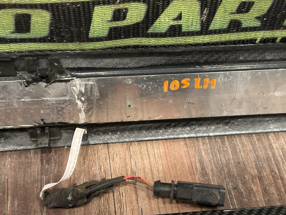 2021 AUDI R8 INTERIOR CARBON FIBER LEFT RIGHT KICK SCUFF PLATES OEM *READ*