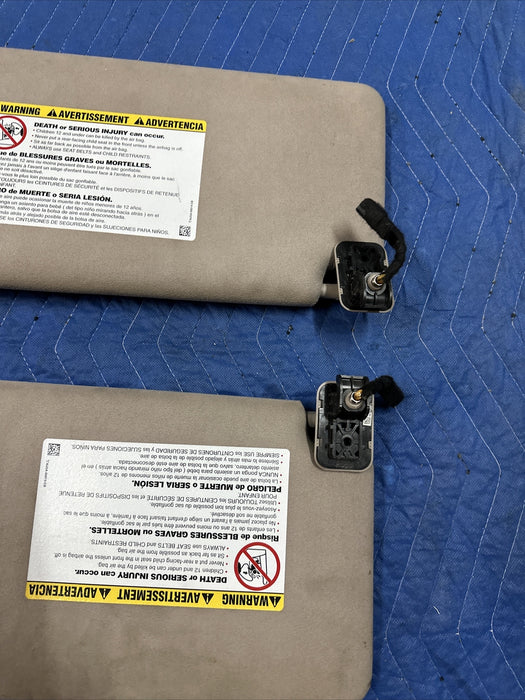 2017-2019 FORD F250 F350 F450 LIMITED SUN VISOR PAIR LEFT RIGHT OEM SUNVISOR