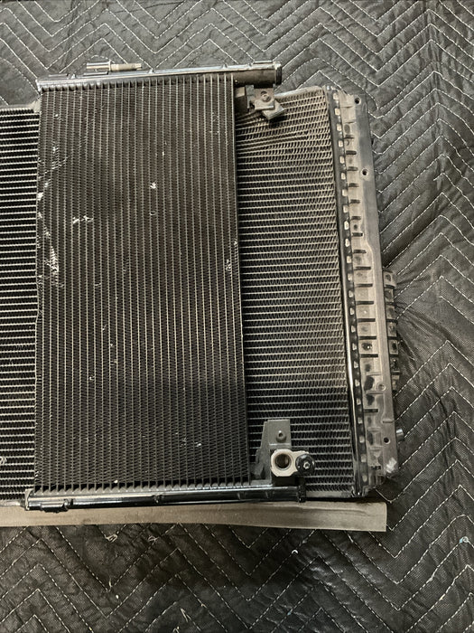 2018 MCLAREN 720S REAR DRIVER RADIATOR W/CONDENSER 11L0359CP.02 OEM~DAMAGE~