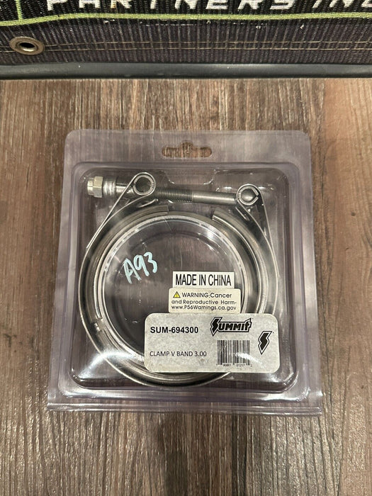 SUMMIT RACING INTERLOCKING V BAND 3 INCH EXHAUST CLAMP SUM-694300 OEM