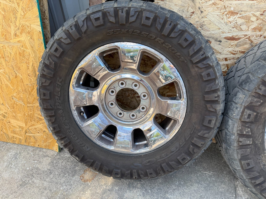 2024 FORD F250 F350 KING RANCH LARIAT FACTORY WHEELS RIMS TIRES 8X170 2005-2026