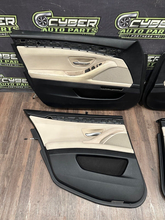 2011 BMW 550i F10 5 SERIES FRONT REAR LEFT RIGHT DOOR PANELS OEM *READ*