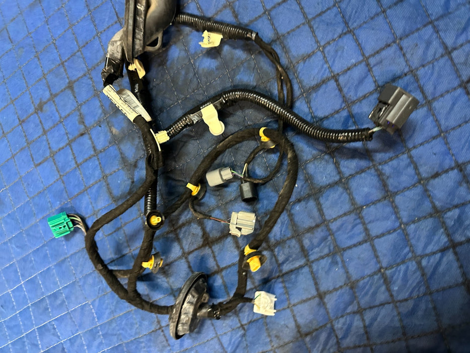 2017 FORD F350 LARIAT REAR LEFT DRIVER DOOR HARNESS OEM HC3T-14633-AAB