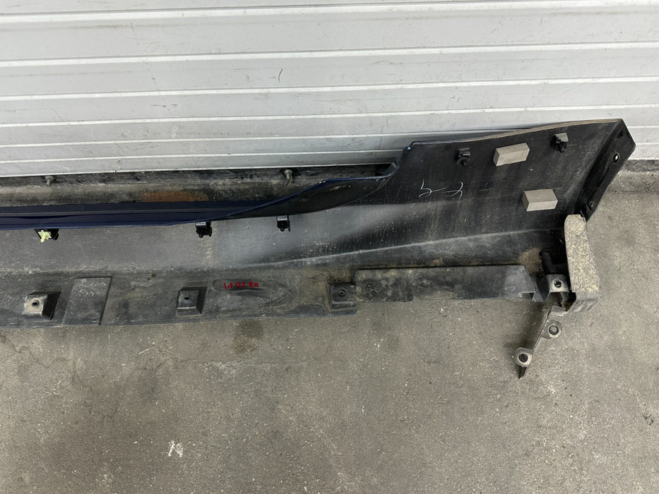 2013 NISSAN 370Z SPORT CONVERTIBLE RIGHT SIDE SKIRT MIDNIGHT BLUE OEM *WEAR 4,6*
