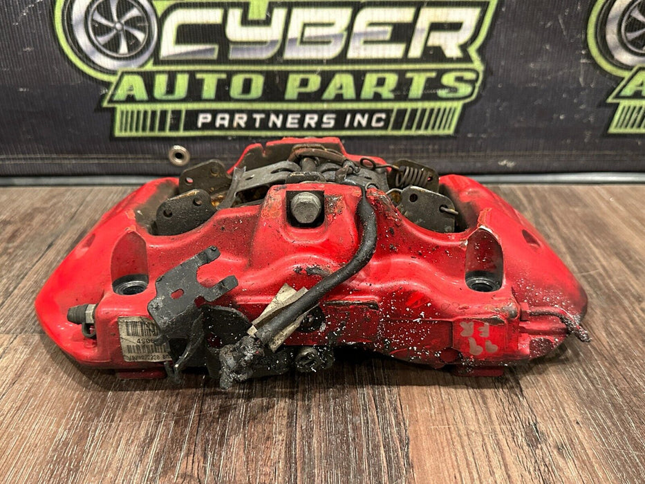 2021 AUDI R8 FRONT RIGHT RED CARBON CERAMIC BRAKE CALIPER OEM *PAINT CHIPS/READ*