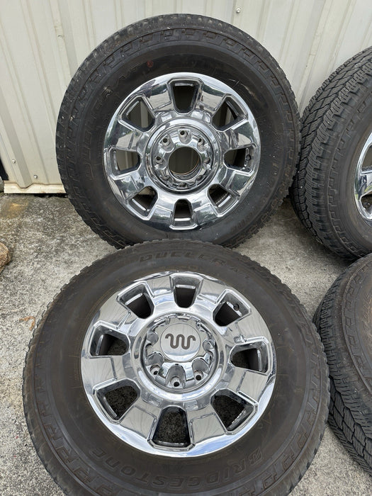 2024 FORD F250 KING RANCH OEM WHEELS RIMS TIRES 20X8 LT275/65/R20 PC3C 1007 BA