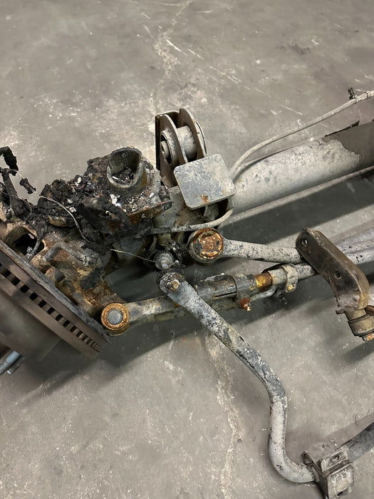 2017-2022 FORD F250 F350 SRW DIESEL FRONT AXLE ASSEMBLY 3.55 (3J) 60K MILES