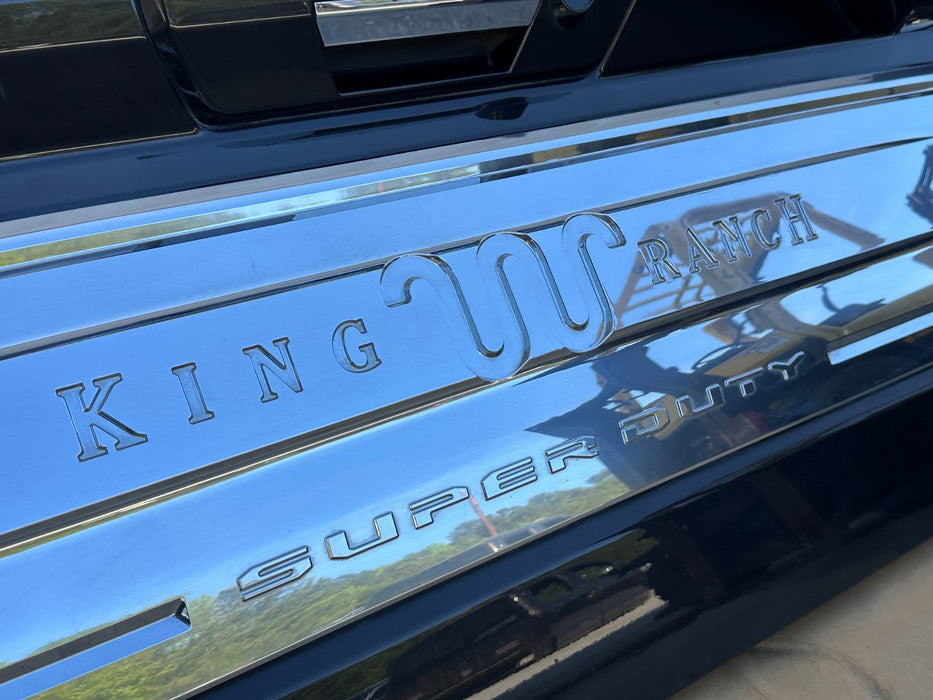 2023-2025 FORD F250 F350 F450 SUPERDUTY KING RANCH TAILGATE DARKENED BRONZE (LJ)