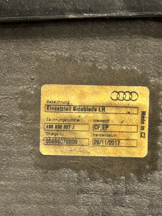 2017-2023 AUDI R8 SPYDER CARBON FIBER BLADE DRIVER LEFT OEM 4S8-853-337-J