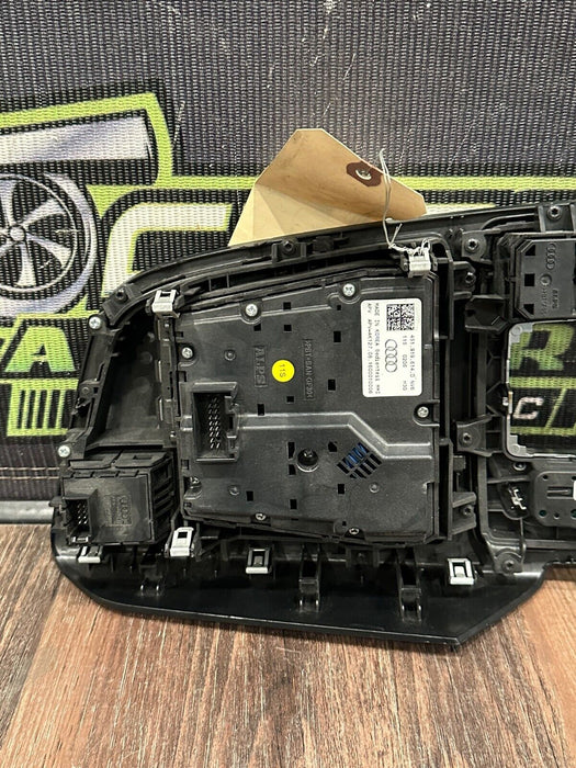 2017-18 AUDI R8 V10 CENTER CONSOLE TOUCH PAD CONTROL BEZEL TRIM OEM *SCUFFS/READ