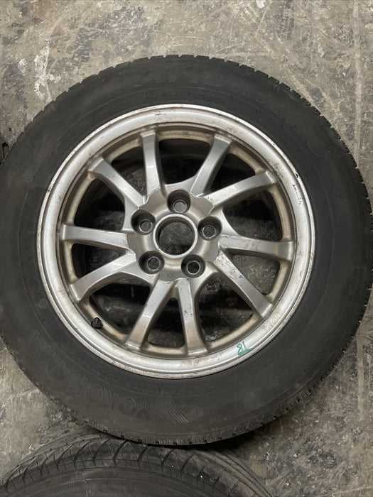 2014 TOYOTA PRIUS V WHEELS RIMS SET OEM ~CURBRASH~P205/60R16