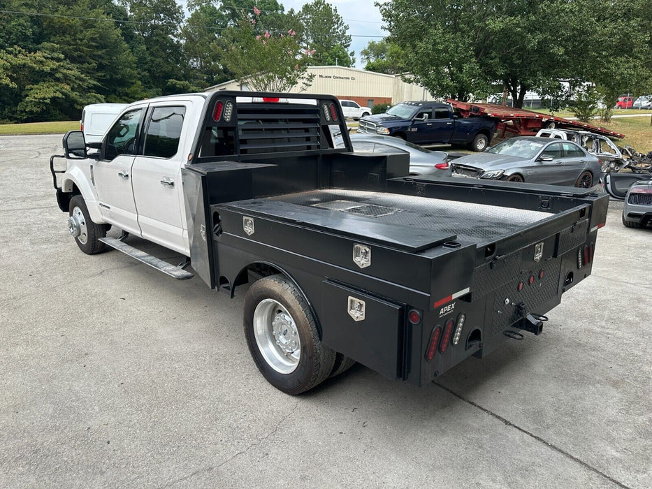 2017-2022 FORD F350 F450 DRW DUALLY CUSTOM FLAT BED W/ STORAGE & GOOSENECK