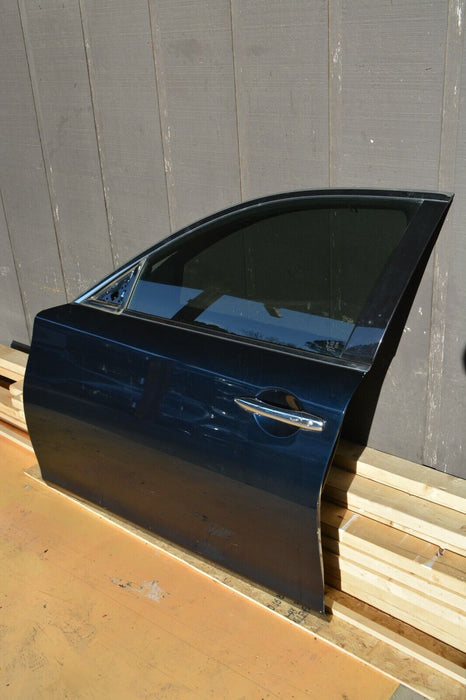 2015-2019 INFINITI Q70 FRONT LEFT DOOR SHELL ASSEMBLY SEMI-COMPLETE OEM