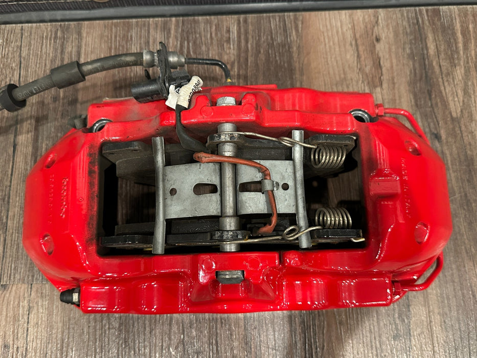 2021 AUDI R8 FRONT LEFT RED CARBON CERAMIC BRAKE CALIPER OEM *MINT CONDITION!*