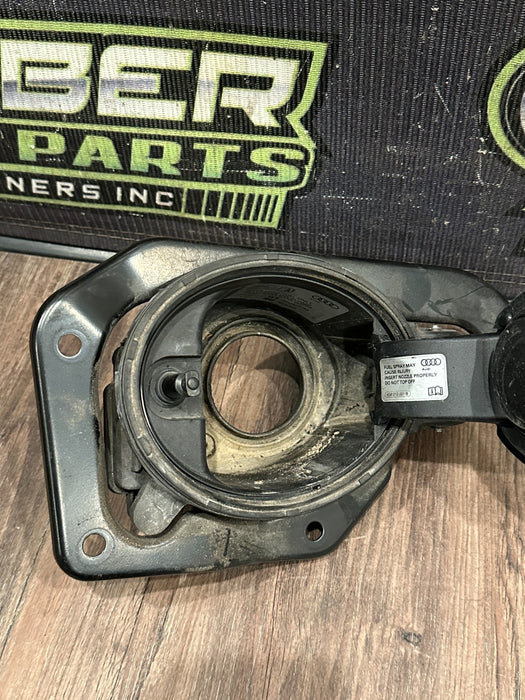 2017 AUDI R8 FUEL GAS CAP LID HOUSING ASSEMBLY OEM