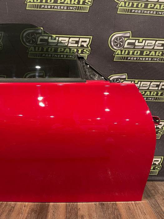 2017 NISSAN 370Z NISMO PASSENGER RIGHT DOOR OEM (SOLID RED) *LIGHT SCUFFS* READ!
