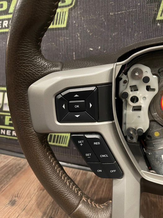 2017-2019 FORD F250 F350 F450 STEERING WHEEL OEM *ADAPTIVE STEERING FAULT* -READ