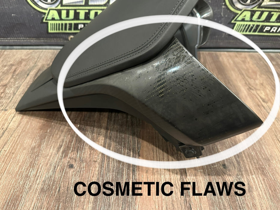 2021 AUDI R8 INSTRUMENT CLUSTER ASSEMBLY W CARBON FIBER OEM *FLAWS SEE PICS*