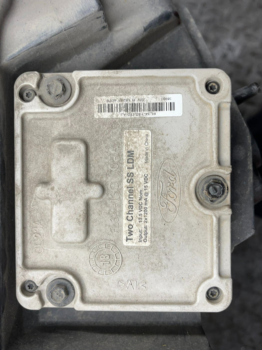 2017-2019 FORD F250 PLATINUM DRIVER HEADLIGHT FULL LED OEM *DAMAGED*