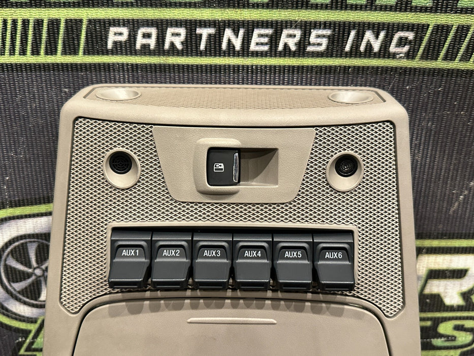 2017-2019 FORD F250 F350 F450 LIMITED OVERHEAD UPFITTER CONSOLE OEM *READ/CRACK*