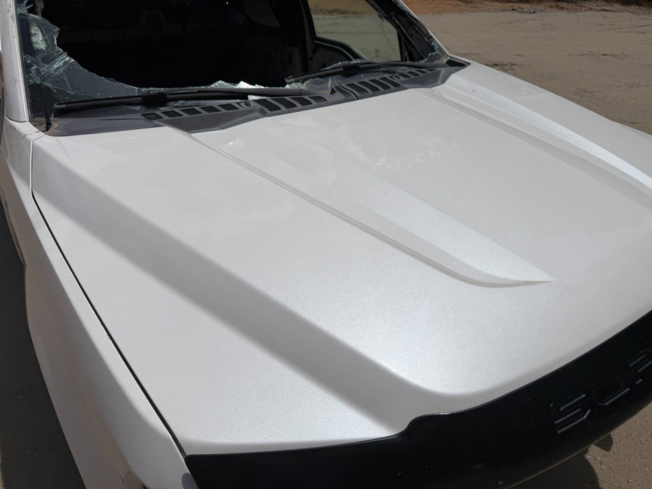 2017-2022 FORD F250 F350 F450 KING RANCH PLATINUM LIMITED PEARL WHITE HOOD (UG)