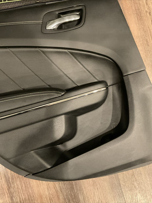 2015-2021 DODGE CHARGER HELLCAT REAR LEFT DRIVER DOOR PANEL COMPLETE OEM