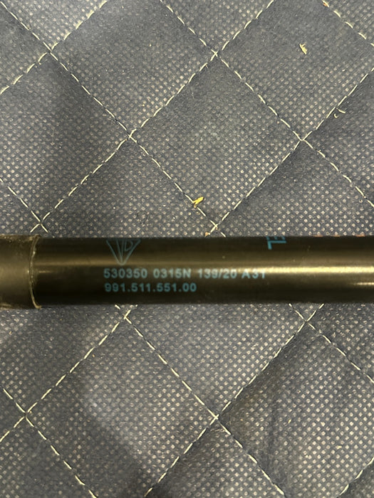 2014 PORSCHE 911 TURBO S LEFT HOOD LIFT SUPPORT STABILIZER BAR OEM 991.511.551.0