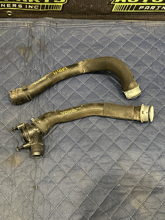 2014 PORSCHE 911 TURBO S LEFT UPPER LOWER RADIATOR COOLANT HOSE OEM