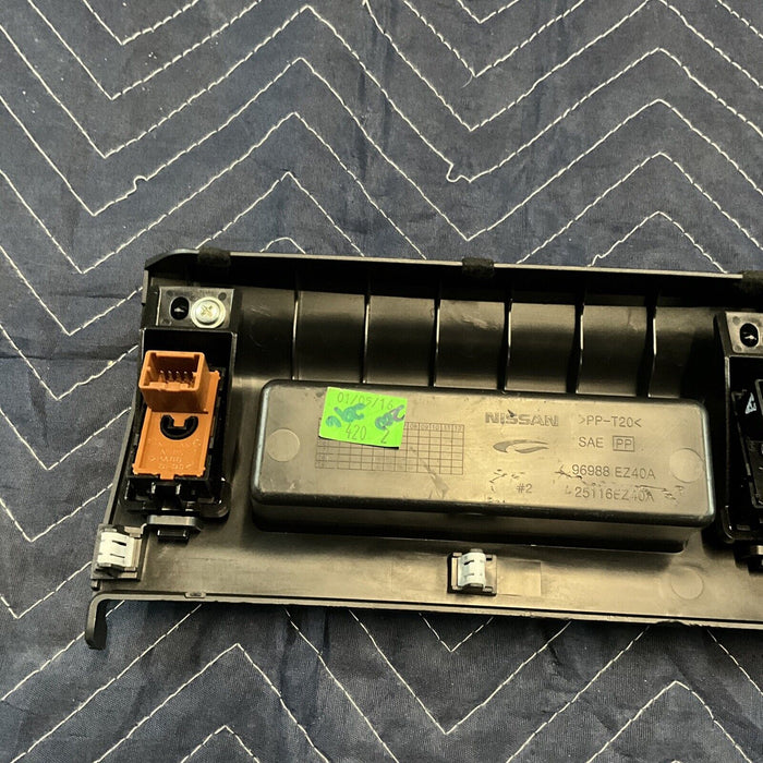 2018 Nissan Titan XD Seat Heating/Cooling Switch W/ Storage Bezel 96988 EZ40A