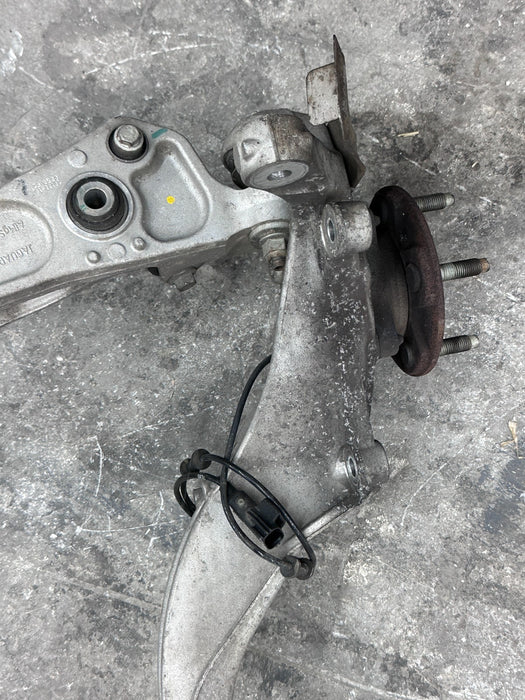 2015 JAGUAR F TYPE FRONT LEFT KNUCKLE SPINDLE OEM EX53-3K186-AB