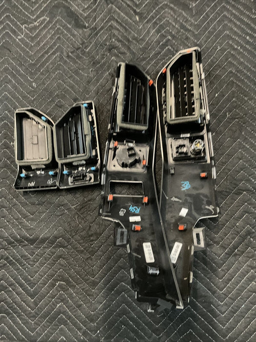 2017-2020 FORD F250 F350 F450 LIMITED DASH AIR VENTS SET (4) OEM~DAMAGED TAB~