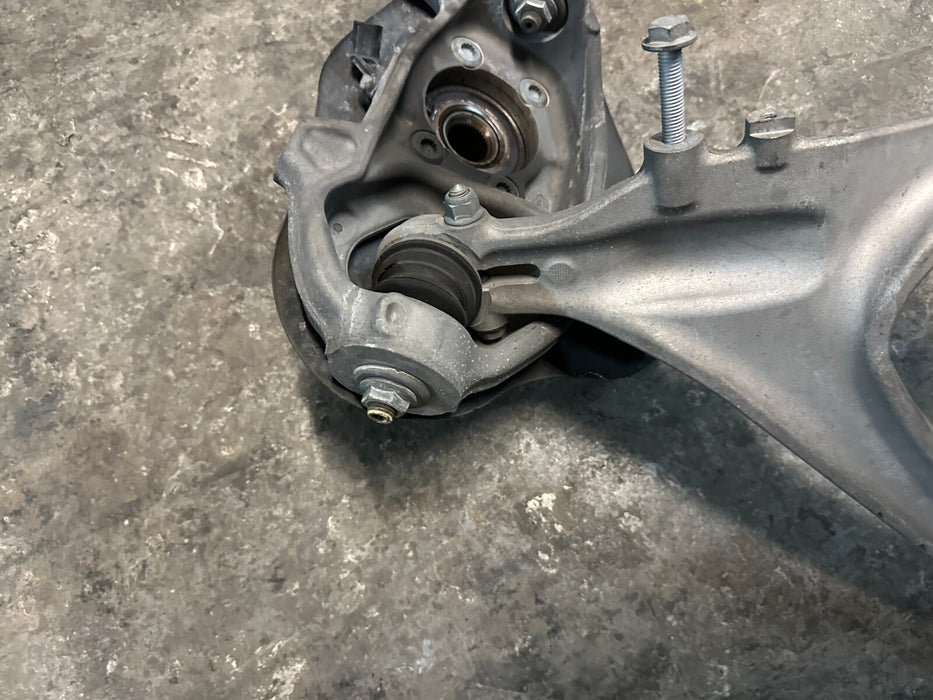 2021 AUDI R8 FRONT LEFT SUSPENSION KNUCKLE W LOWER CONTROL ARM OEM 4S0 407 151 E