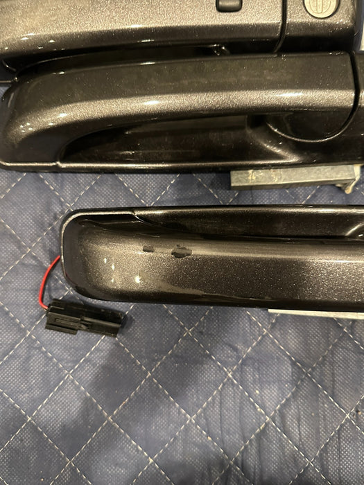 2024 DODGE RAM 3500 LARAMIE FRONT REAR GRAY DOOR HANDLE SET OEM *PAINT FLAW #4*