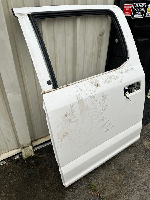 2017-2022 FORD F250 F350 F450 REAR DRIVER LEFT DOOR SHELL METALLIC WHITE