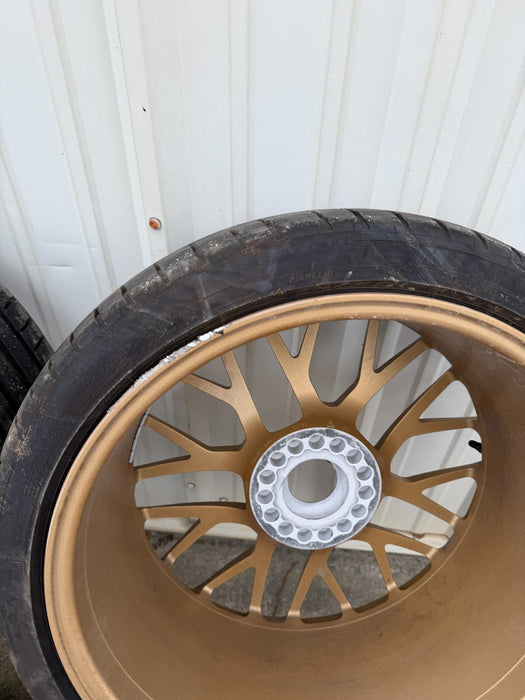 2014 PORSCHE 911 991.1 TURBO S OEM WHEELS FRONT REAR 11.5X20 9X20 99136216234