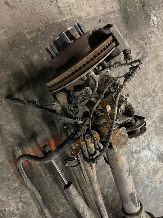 2017 2018 2019 FORD F250 F350 FRONT AXLE ASSEMBLY 3.55 (3J) 4X4 *BURN DAMAGE*