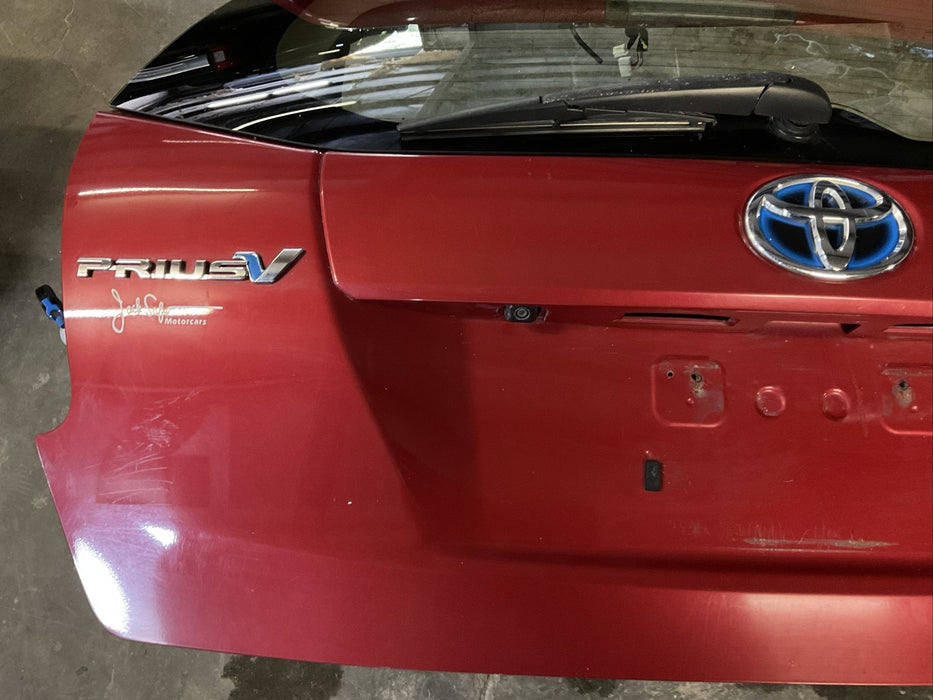 2014 TOYOTA PRIUS V REAR LIFTGATE TAILGATE FULL ASSEMBLY OEM~MINOR SCRATCHES~