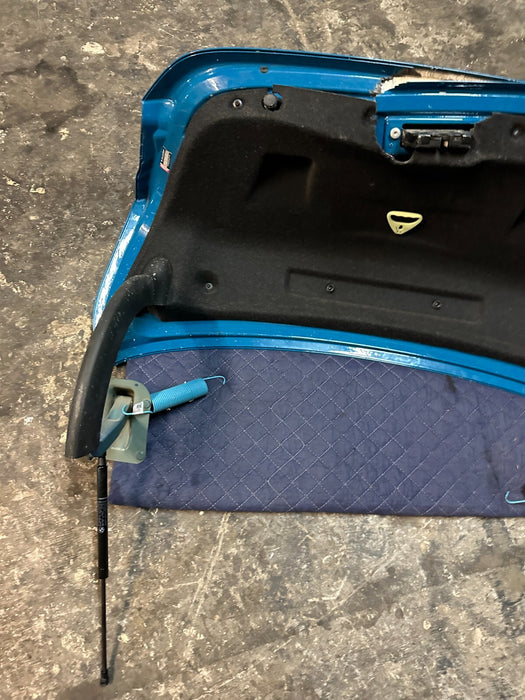 2015-2020 BMW M4 F82 REAR TRUNK DECK LID LAGUNA SECA BLUE 448 ~DAMAGE~