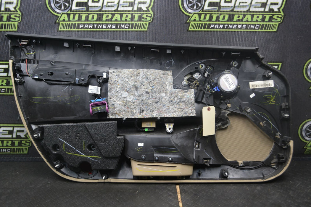 2007 CORVETTE C6 PASSENGER DOOR PANEL BOSE BEIGE TAN