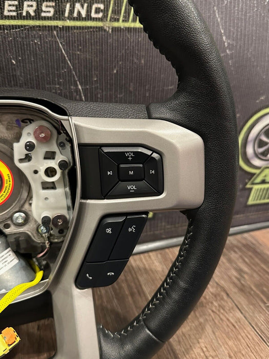 2019 FORD F250 F350 LARIAT STEERING WHEEL W/ ADAPTIVE CRUISE/ADAPTIVE STEERING